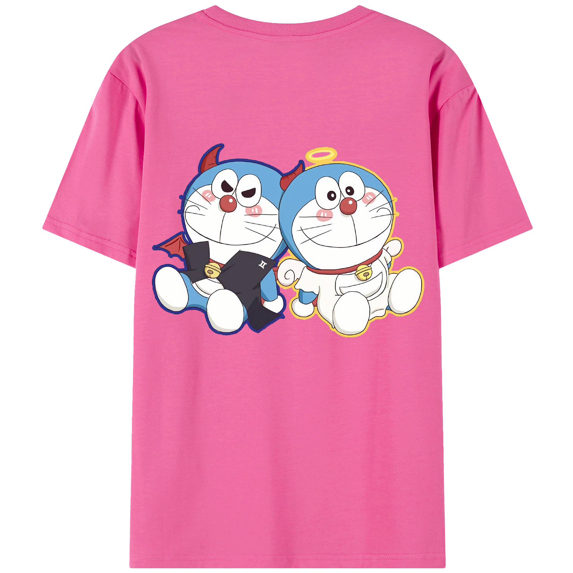 （画像用） ドラえもん Doraemon レディース半袖Tシャツ(バックプリント)